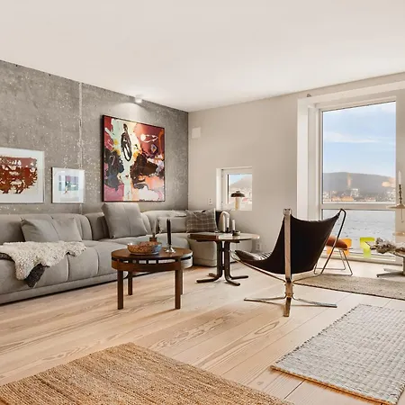 Apartment Dinbnb Lux I At The Exclusive City Fjord Island I Free Parking Bergen