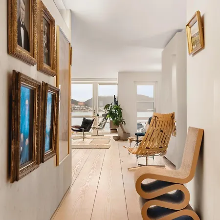 Dinbnb Lux I At The Exclusive City Fjord Island I Free Parking アパート