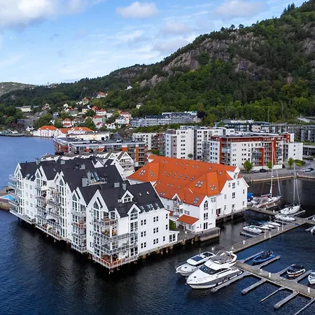Dinbnb Lux I At The Exclusive City Fjord Island I Free Parking アパート ベルゲン